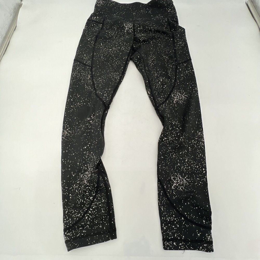 ZYIA Women's Reflective Pocket 24" 7/8 Leggings Black Size 4